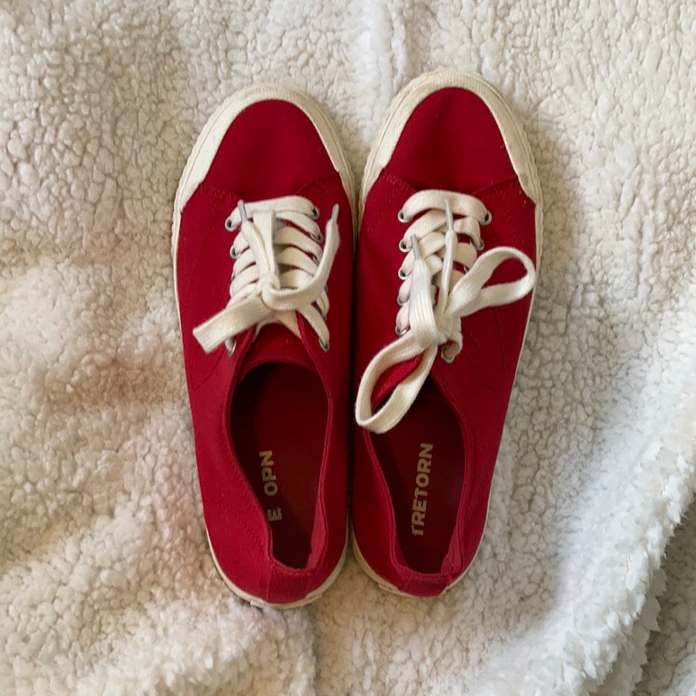 Tretorn red sneakers - worn once